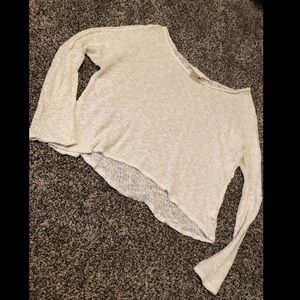 LA Hearts White Long Sleeve Top